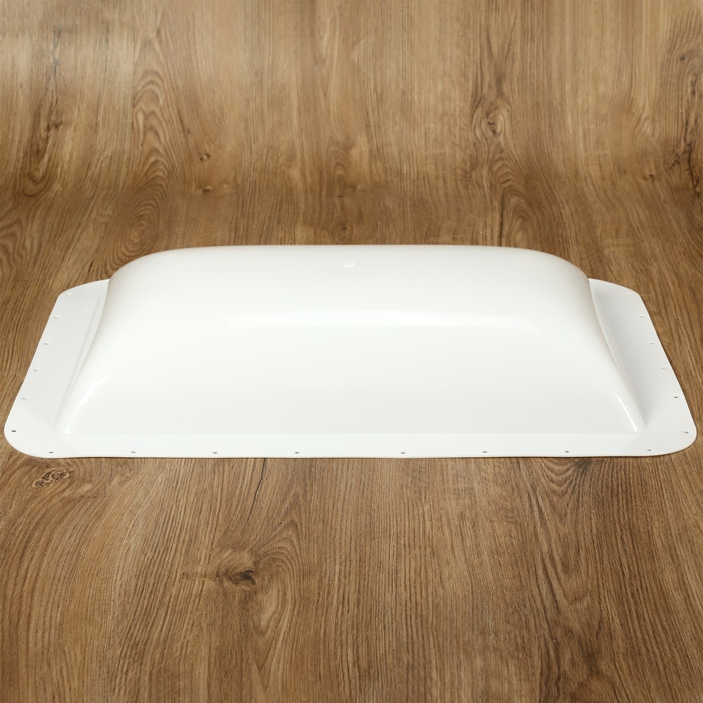 Plastic White RV Roof Skylight Cover For Camper Skylight Food Truck Skylight