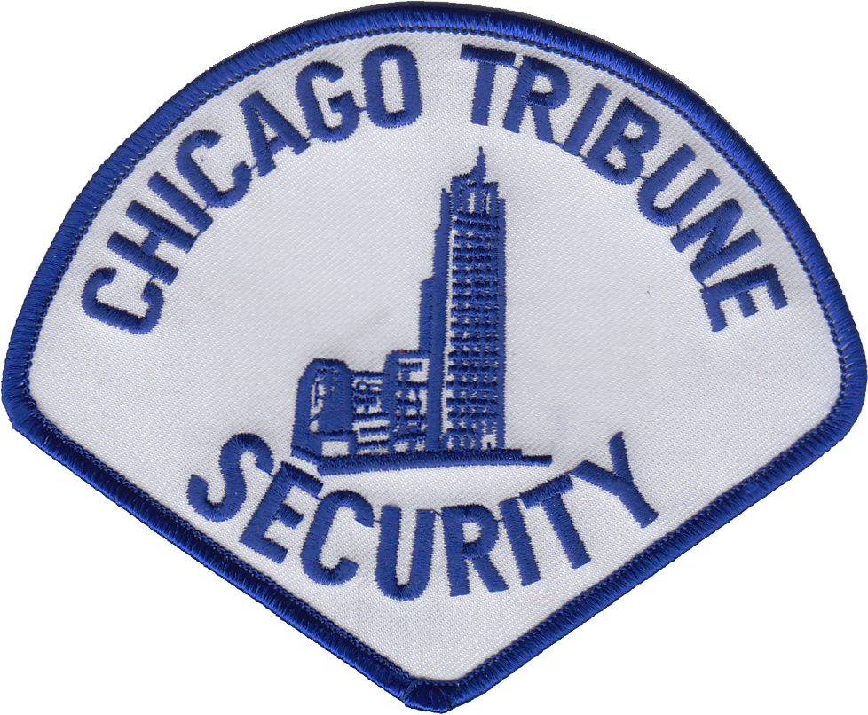CHICAGO TRIBUNE SECURITY SHOULDER PATCH