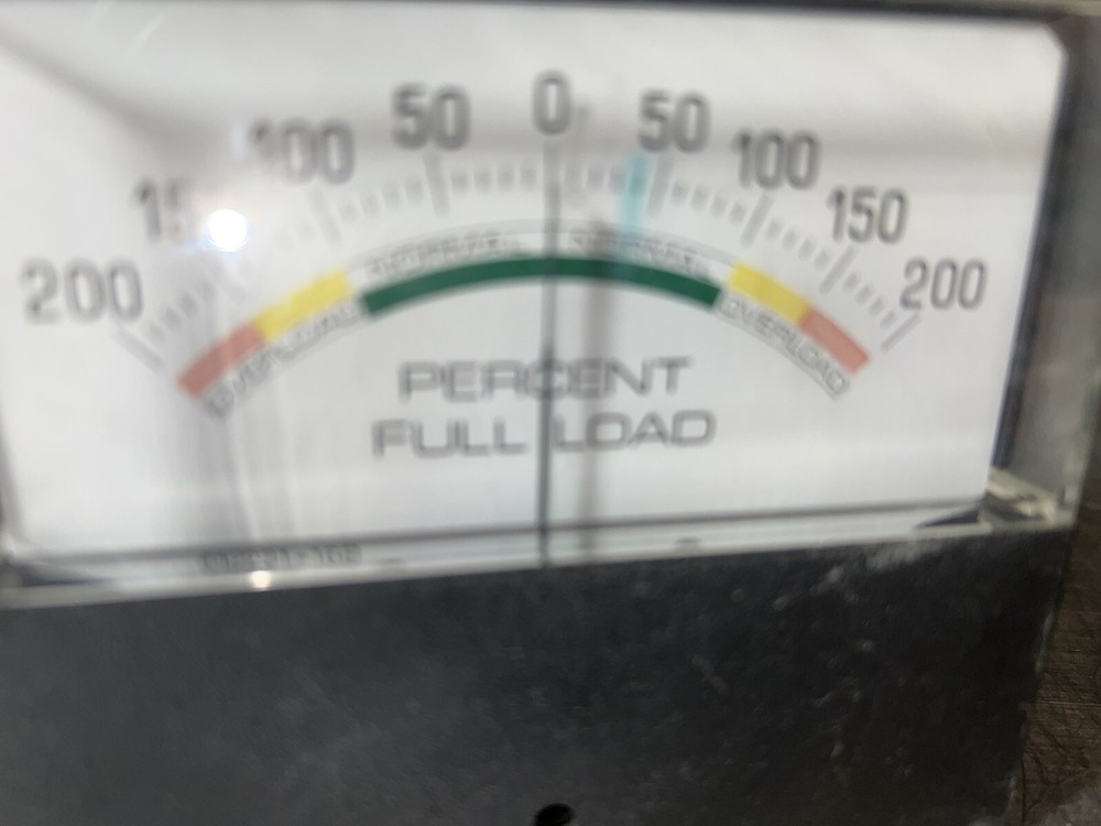 Percent Full Load PANEL METER With RELIANCE ELECTRIC 612230-W