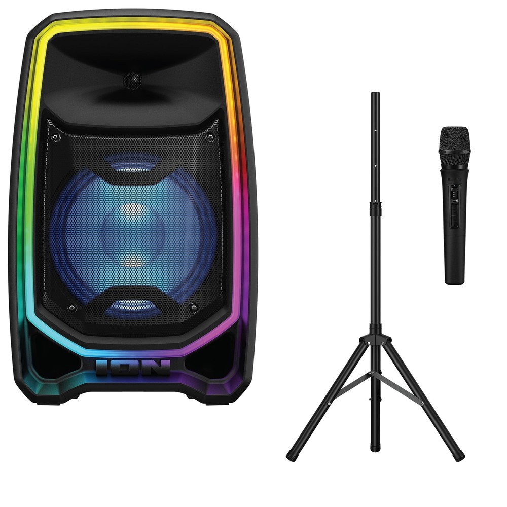 ION Total PA Freedom High-Power Speaker System with, Wireless Microphone,