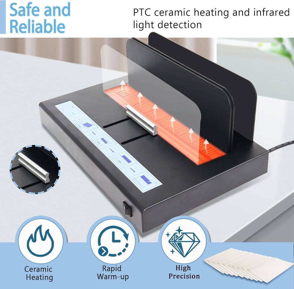 Professional Thermal Binding Machine 500 Sheets with Infrared Safety Features