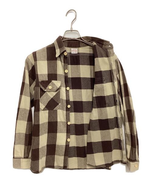 WAREHOUSE Long sleeve shirt brown