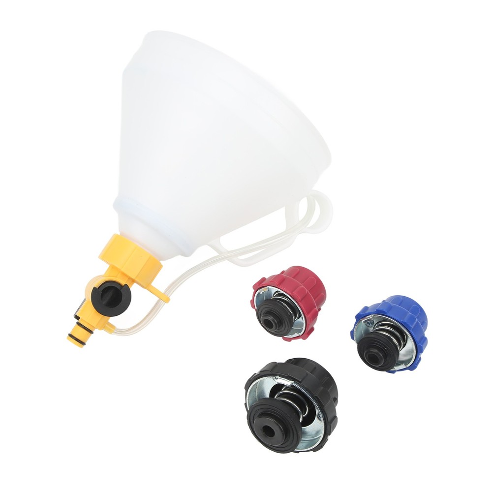 Radiator Coolant Refill Funnel Spill Proof Engine Cooling System Filling Kit