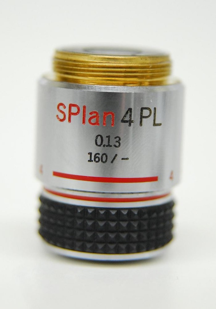 Olympus 1-LP124 SPLAN 4 PL 4x Phase Contrast Microscope Objective