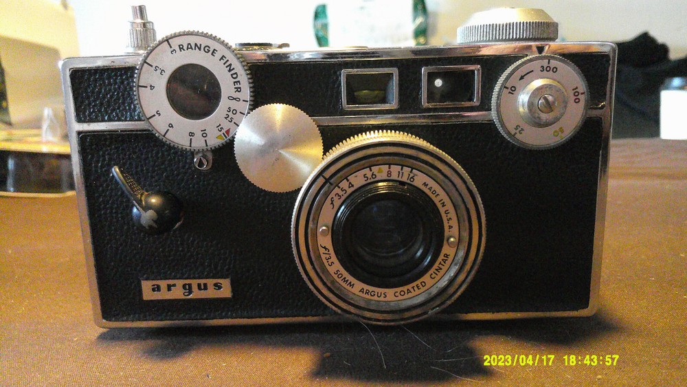Vintage Argus C-3 Rangefinder Camera 50mm