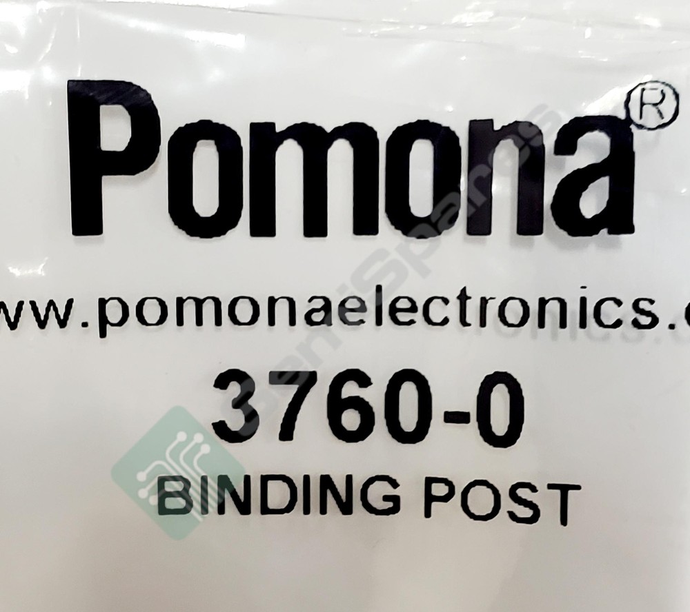 70 pcs. POMONA ELECTRONICS 3760-0 CONN BIND POST KNURLED BLACK