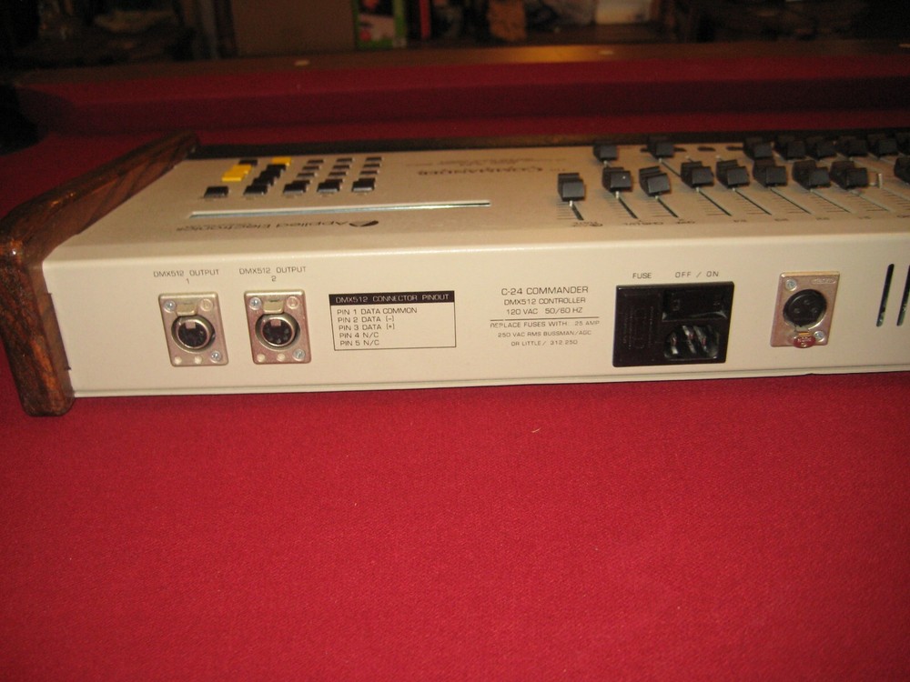 Applied Electronics Analog Lighting Console The Commander C-24 DMX512 Untested