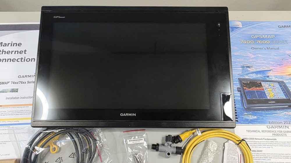 Garmin GPSMAP 7616 16" Marine Chartplotter GPS Fishfinder – Excellent Condition:
