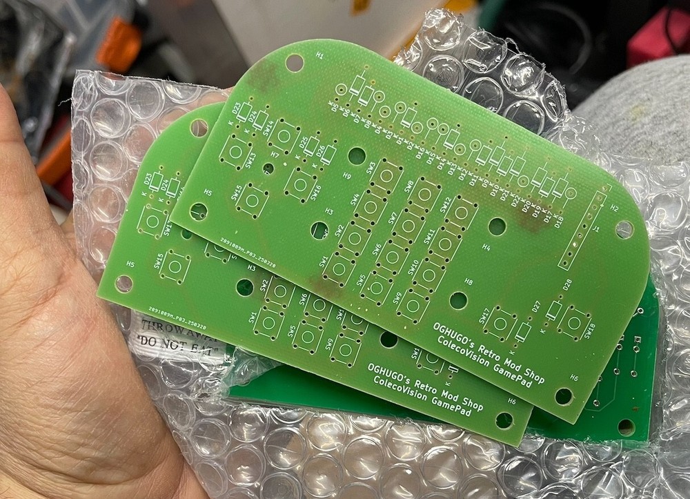 ColecoVision Custom Gamepad Controller Joystick with Working keypad