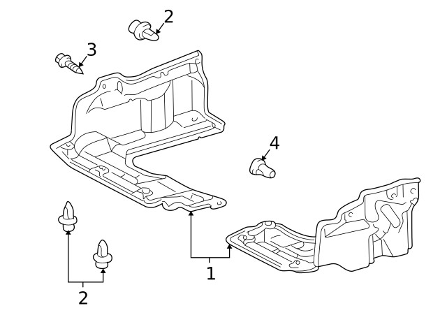 Genuine GM Under Cover Nut 88970718