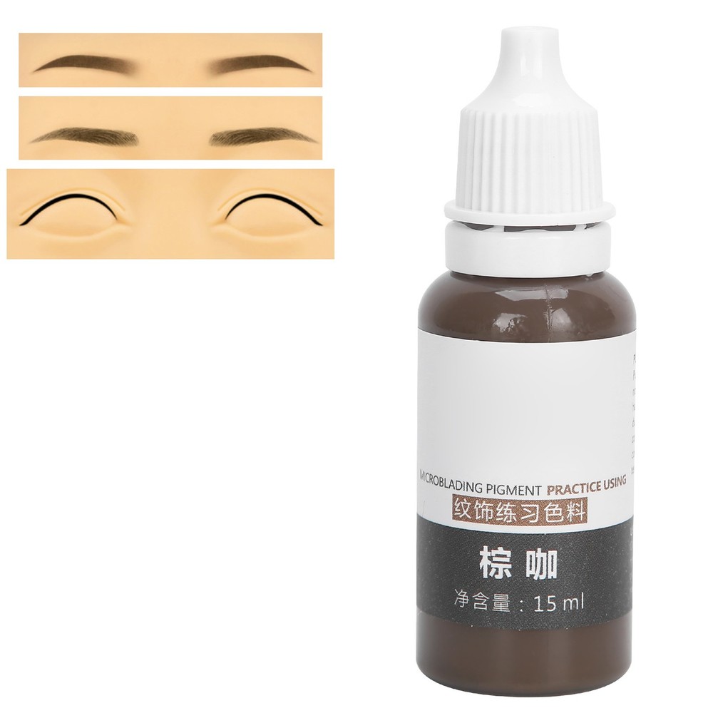 15ml Eyebrow Tattoo Pigment Microblading Ink Brown Coffee