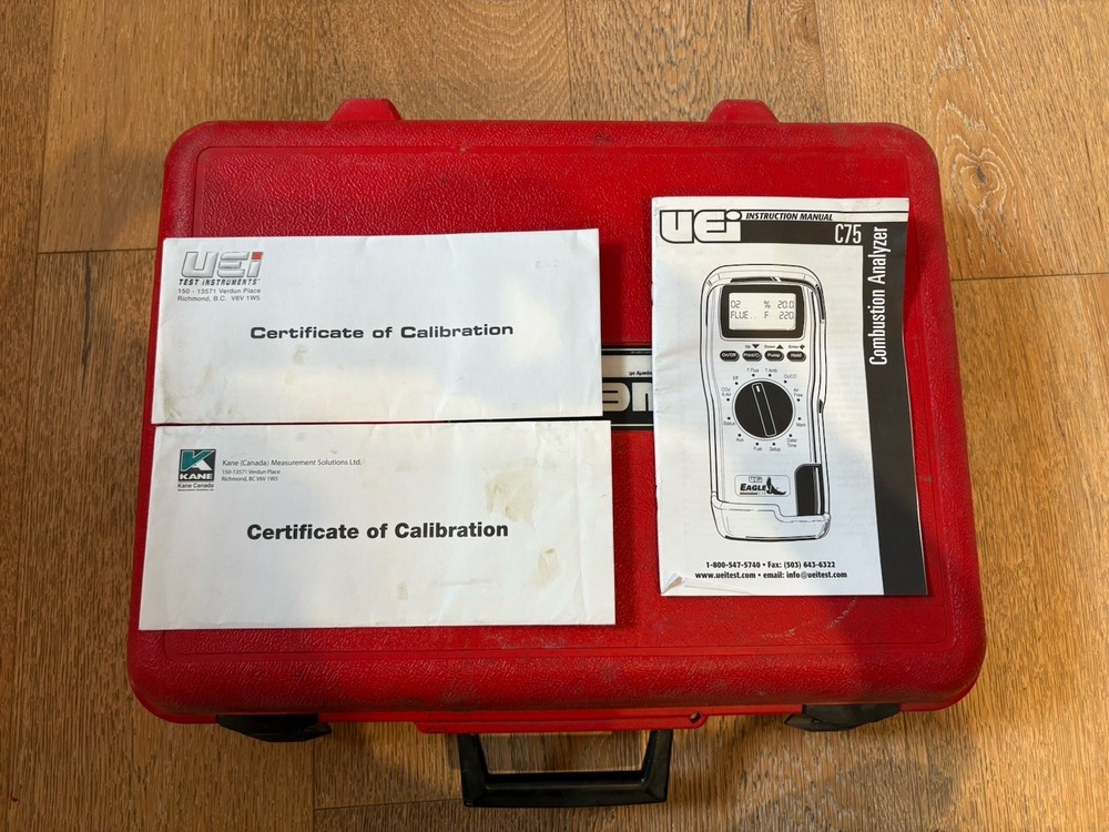 UEI C75 Combustion Analyzer