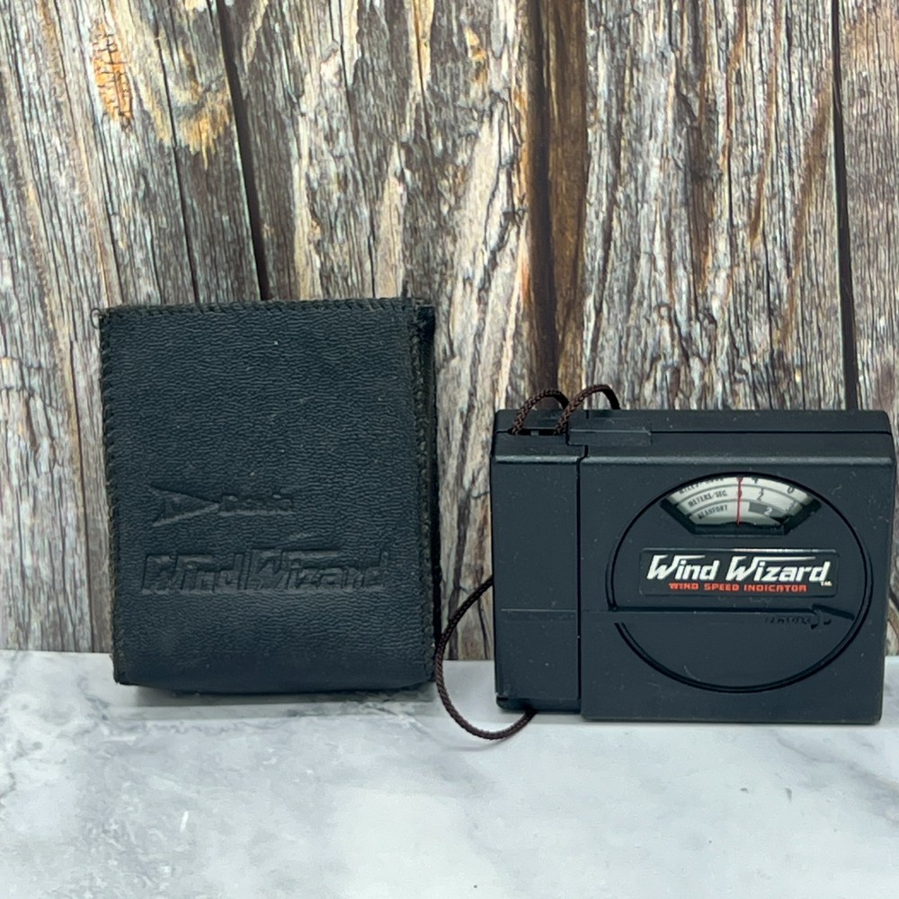 Davis Instruments Wind Wizard Wind Speed Indicator Wind Meter & Case Works✔ USA