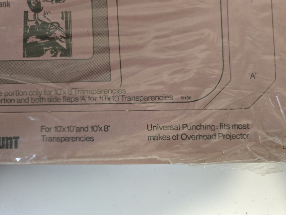 Rexel Copy King Transparency Mounts – Overhead Projector / Acetate Protectors