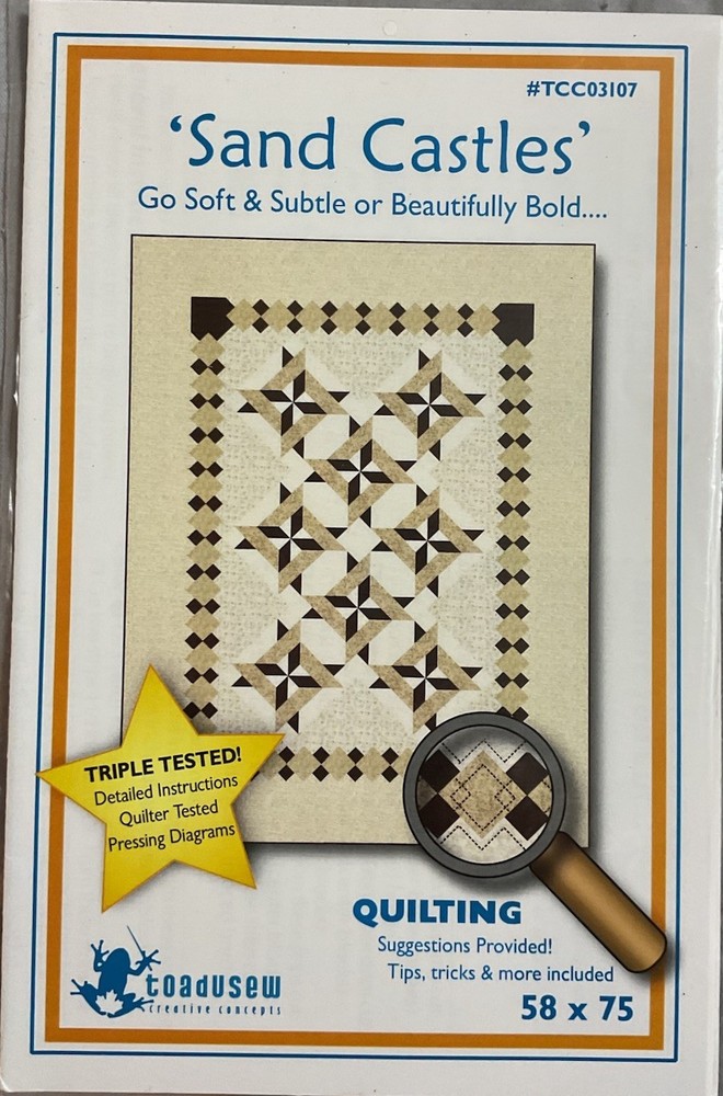 Quilt Patterns Sand Castles TCC03107