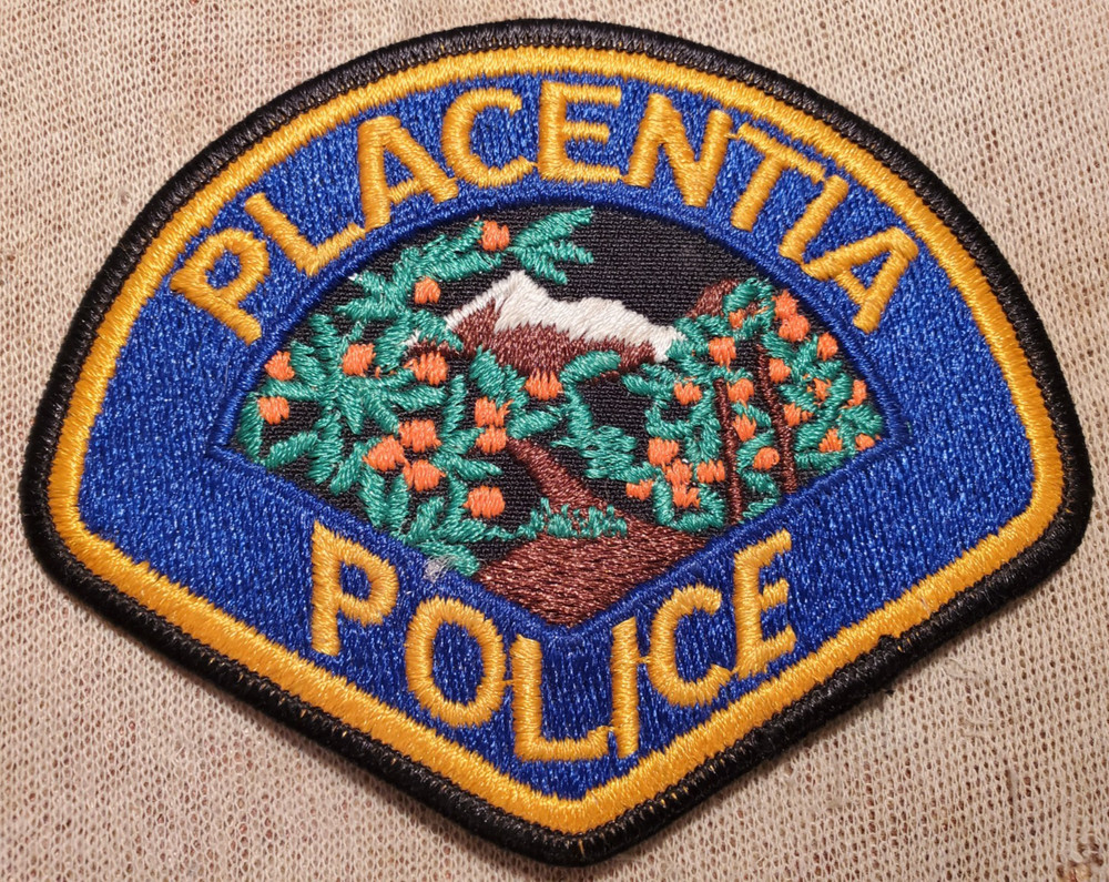CA Placenta California Police Shoulder Patch