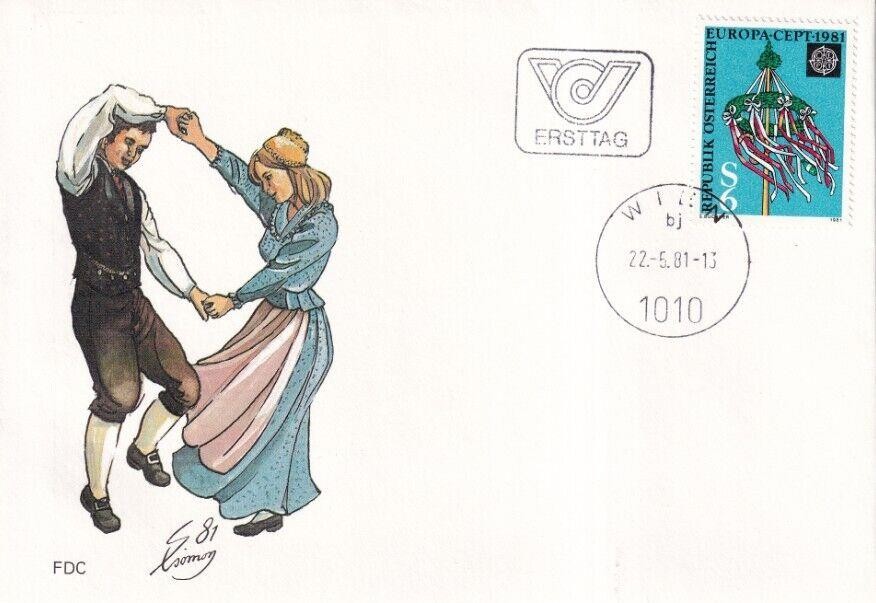 SA26c Austria 1981 Europa CEPT - Folklore, FDC