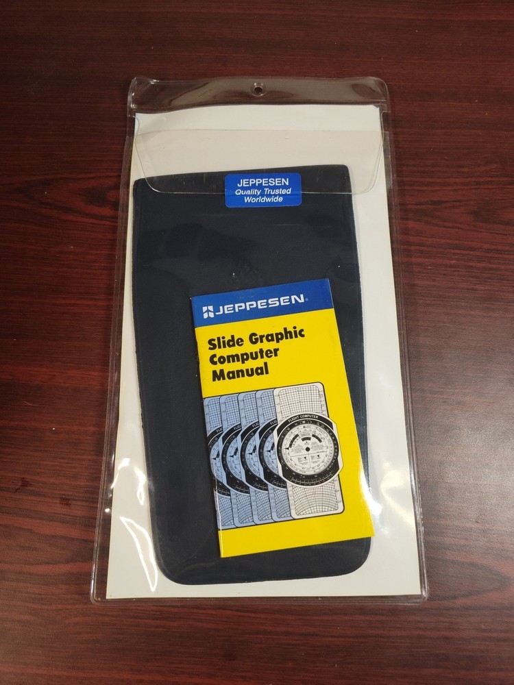 Jeppesen Slide Rule Graphic Flight Computer JS514105