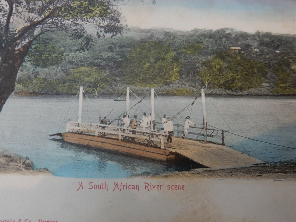 SOUTH AFRICA RIVER FERRY POSTCARD