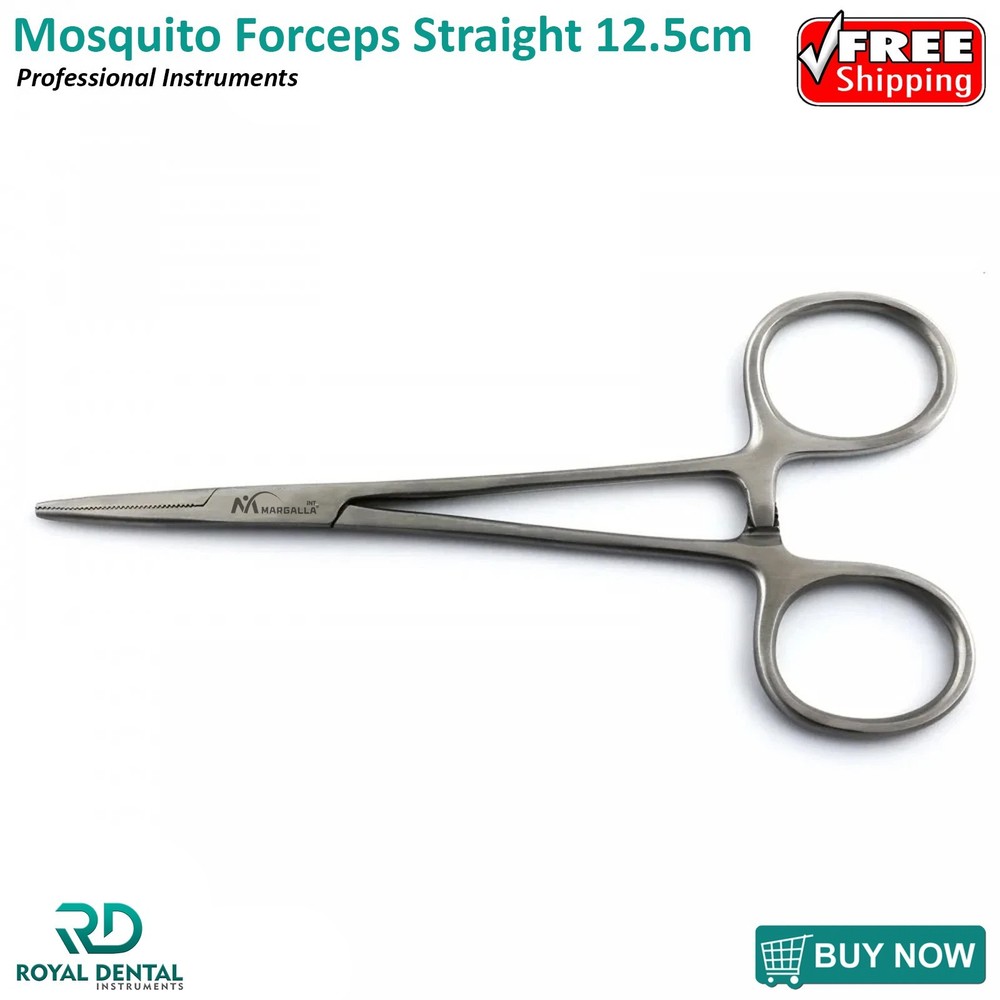 MOSQUITO HEMOSTAT LOCKING FORCEPS STRAIGHT SURGICAL INSTRUMENTS CE