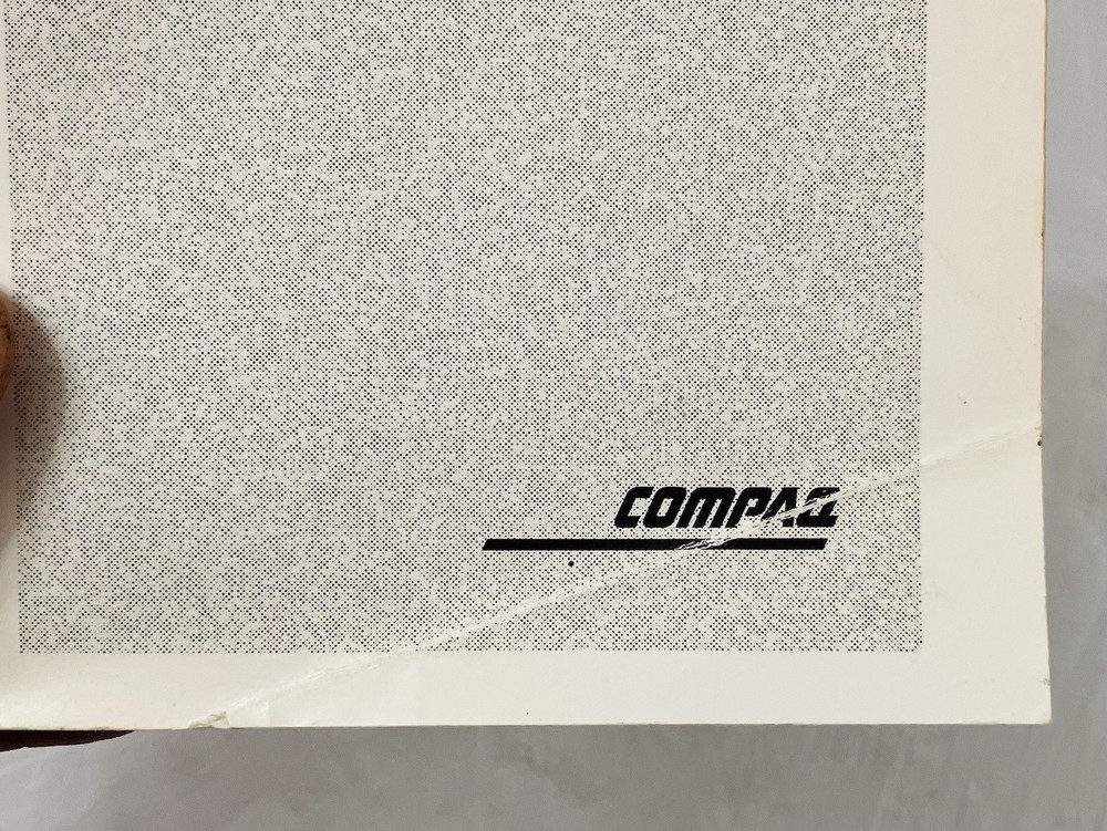 MS-DOS Version 5 Reference Guide Compaq Vintage Softcover User Manual PC DOS VG