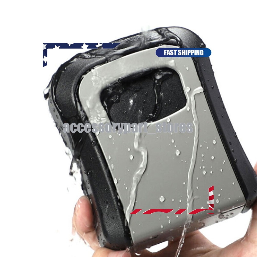 4 Digit Key Safe Lock Box Combination Security Storage Case Organizer Wall Mount