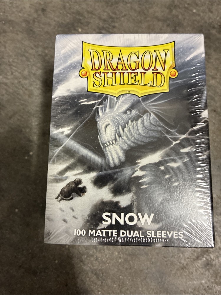Dragon Shield Matte Dual Sleeves  - Snow (100ct)