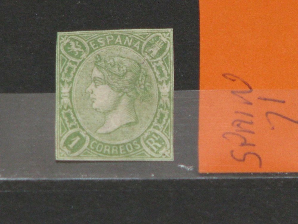 SPAIN, SCOTT# 71, UNUSED, HINGED
