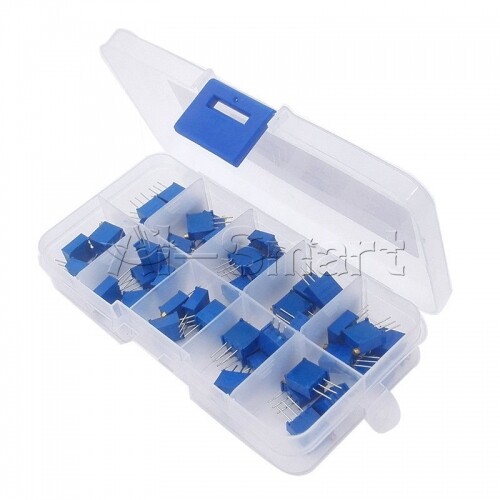 3296W Multi-turn trimmer potentiometer 3296 Variable Resistor Kits With Box