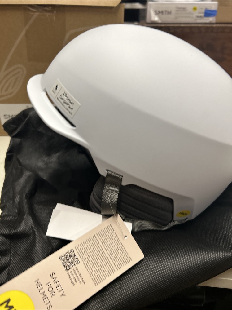 Smith Scout Snow Ski Helmet Small Mips Matte White.