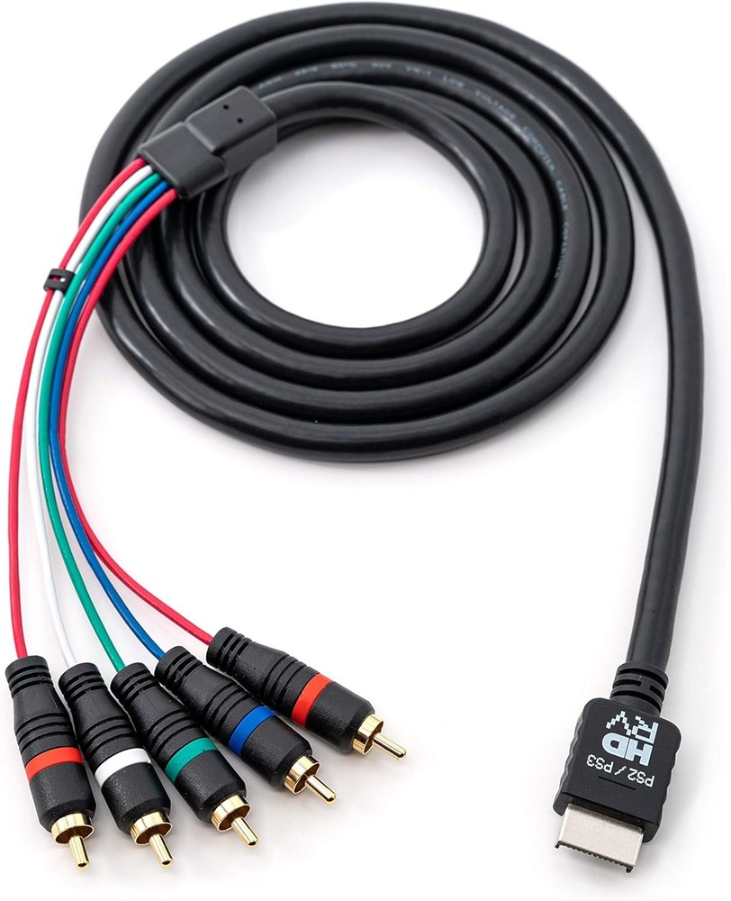 PlayStation 2/3 (PS2/PS3) Premium YPbPr Component Video Cable