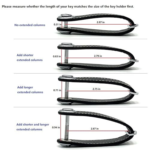 Compact Key Holder - Stylish & Practical Pocket Key Organizer With Secure