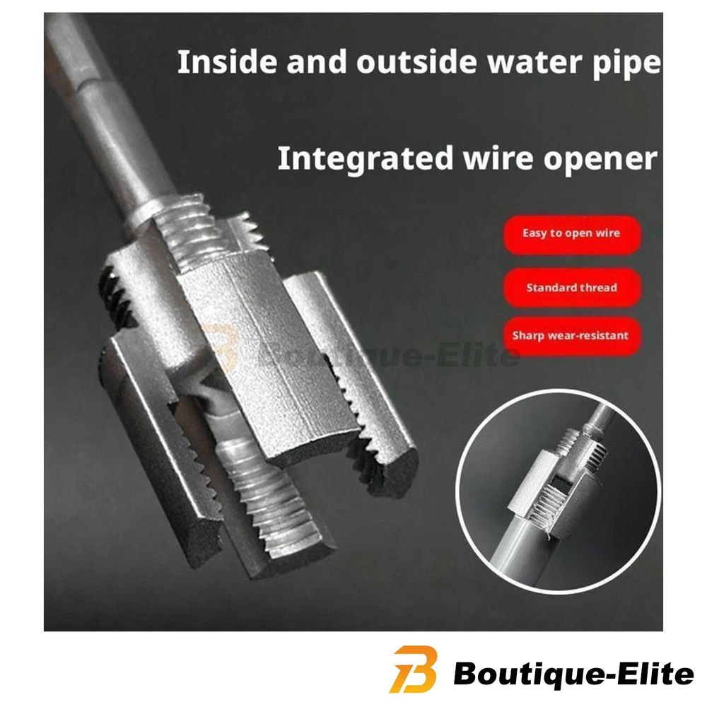NEW PVC Pipe Threader Kit Integrated Internal & External Pipe Threading-Tool
