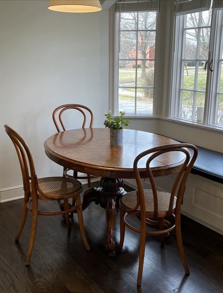 Victorian walnut table