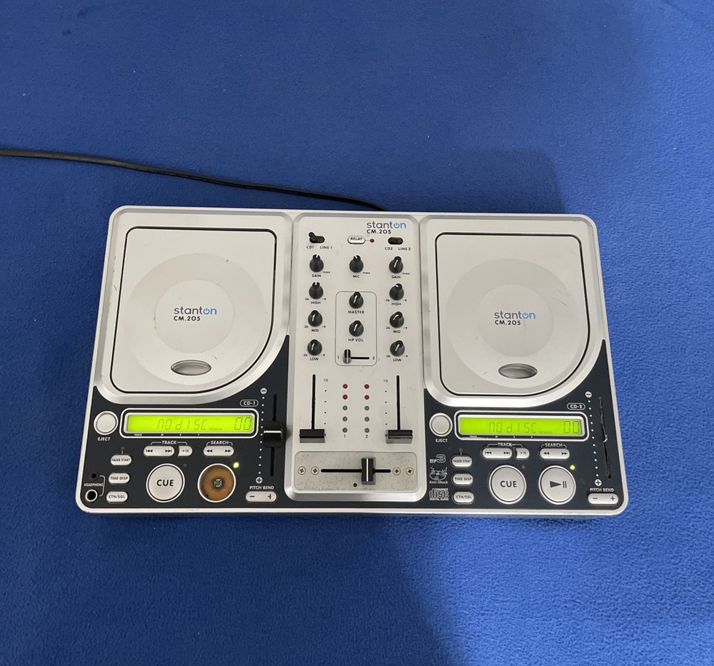 Stanton CM 205 CD Player DJ Turntable Working