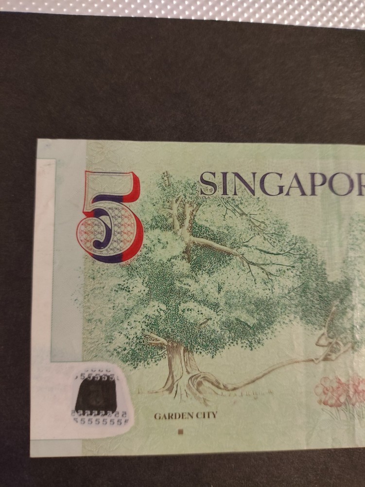 2007 Singapore $5 Five Dollars - UNC