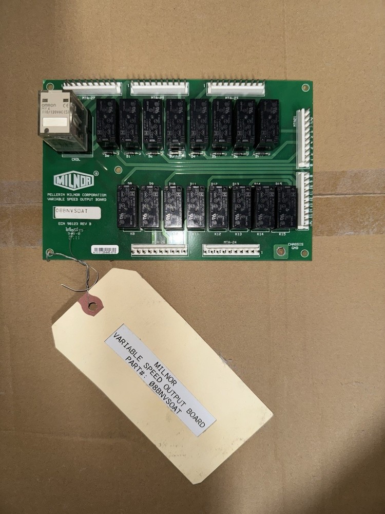 MILNOR VARIABLE SPEED OUTPUT BOARD SPEED