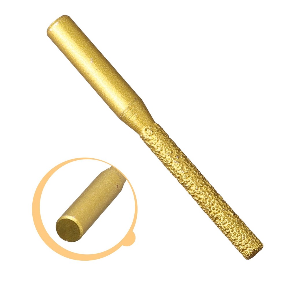 Edge Grinding Machine Replacement Workmanship Router Bit 6.35*5*65mm Gold