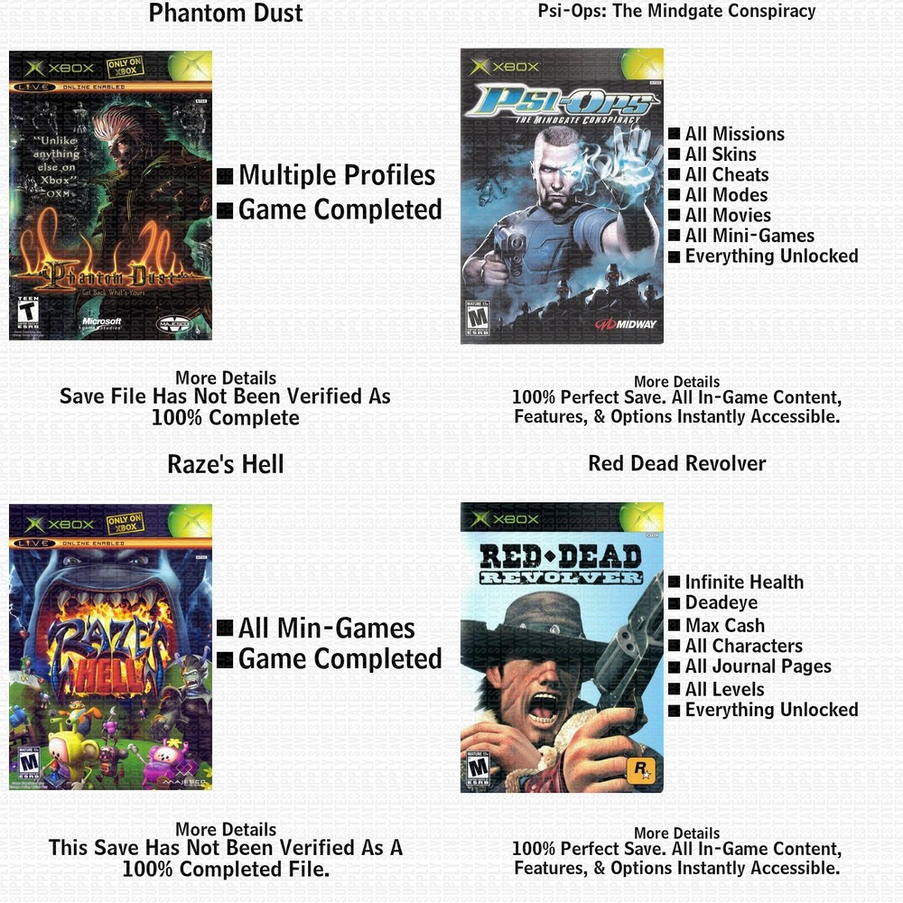 Psi-Ops: The Mindgate Conspiracy XBOX USB Save 100% Unlocked