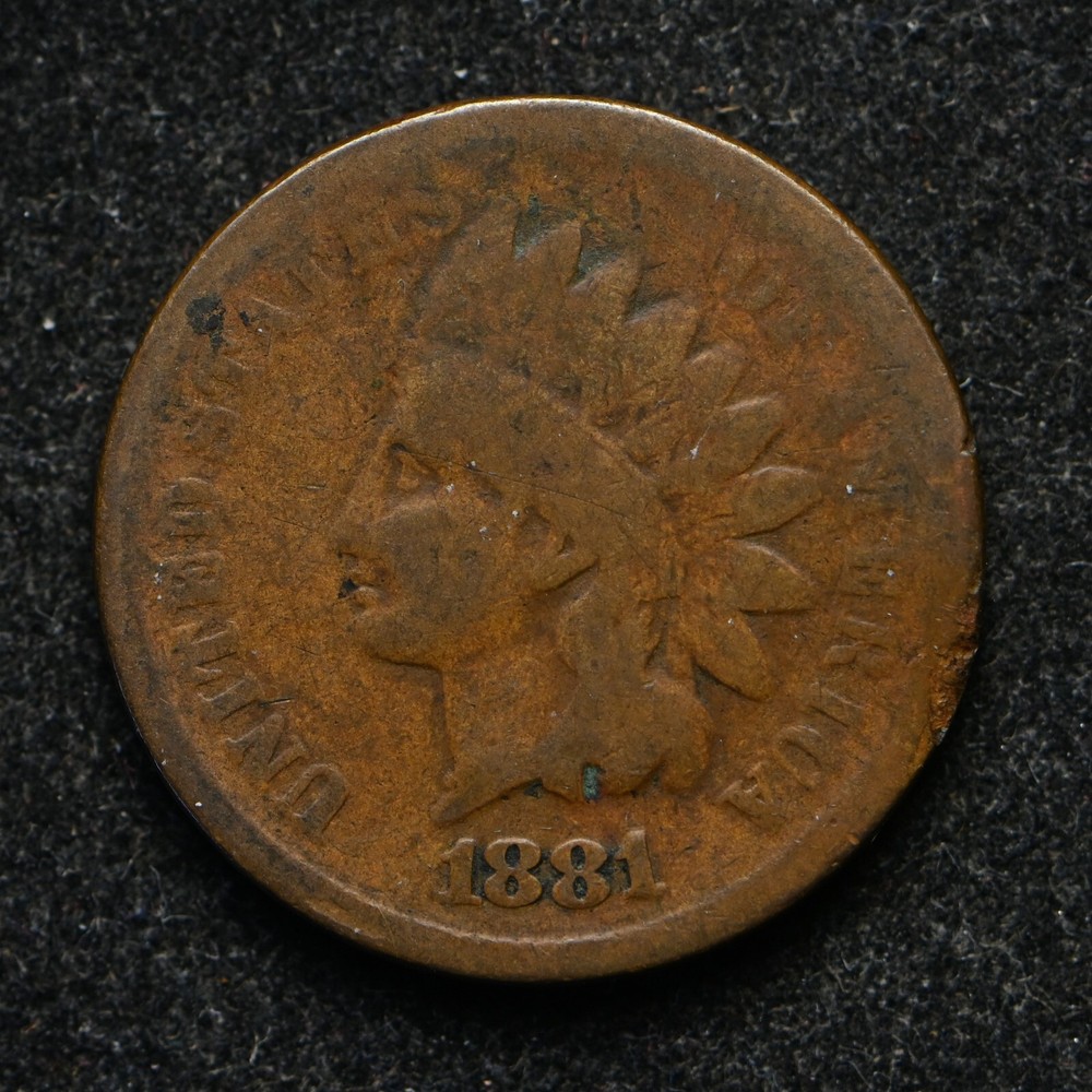 1881 Indian Head Cent (ab3307)