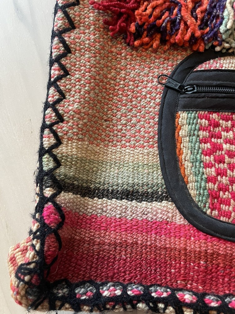 Bolivian Wool Boho Handcrafted Bag MUST SEE!!!!