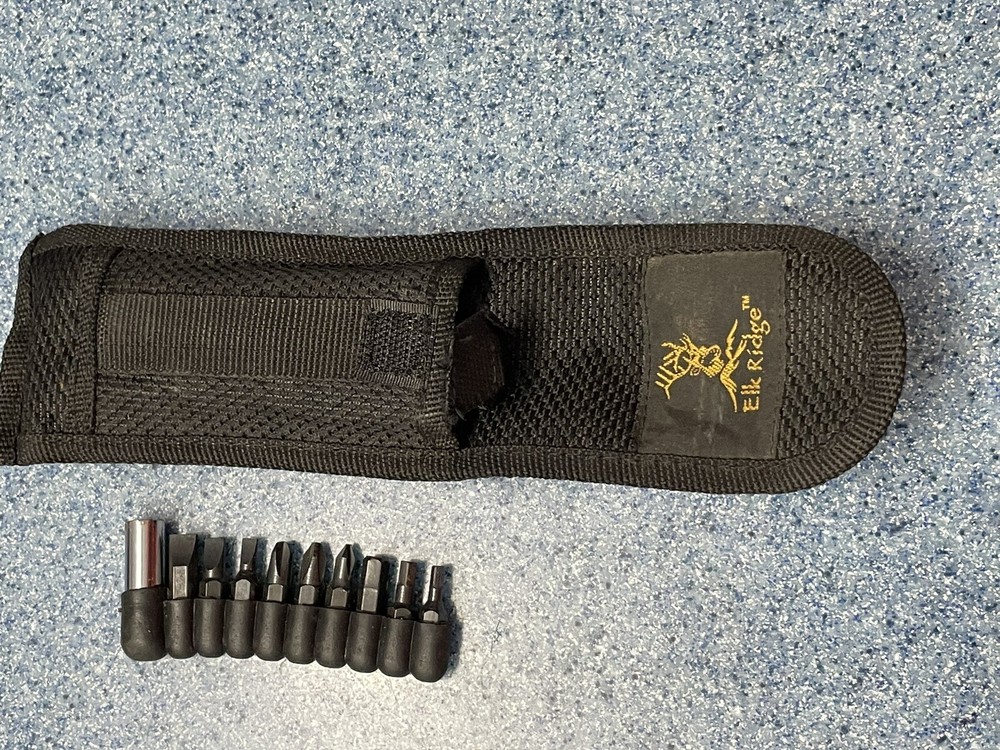 Elk Ridge-Multi Tool With Assorted Tools -pliers -knife-sockets- Bottle Opener