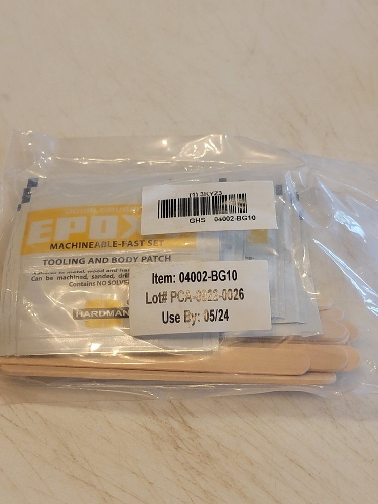 Hardman 4002-Bg10 Epoxy Adhesive, Double/Bubble Machineable-Fast Set Series,