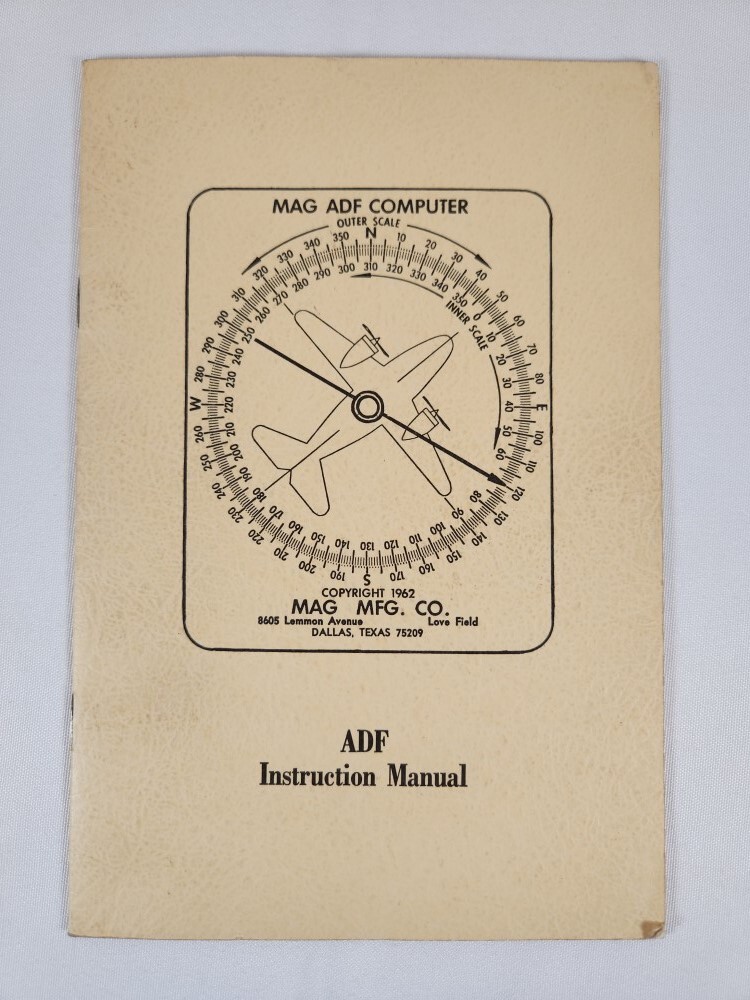 ADF Automatic Direction Finding Computer Instruction Manual 1974 3rd Revised Ed.