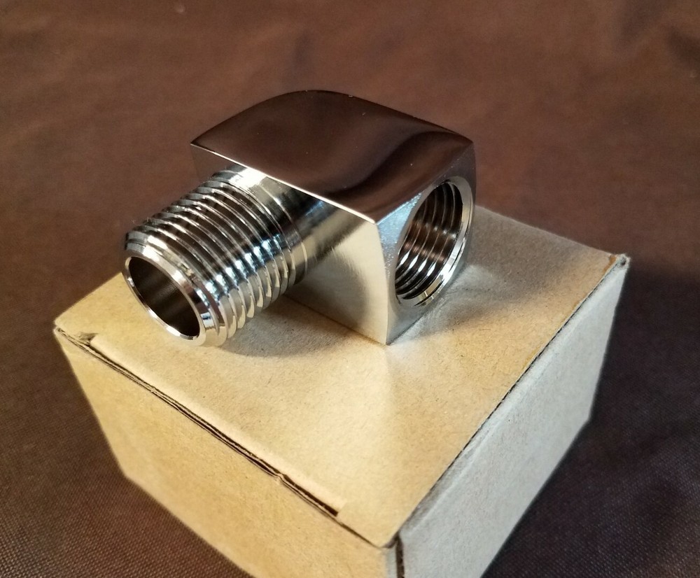 Shower Outlet Elbow Chrome With Wall Flange