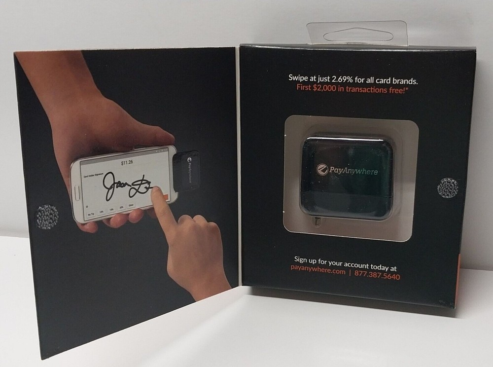 BNIB PayAnywhere Mobile Credit Card Reader Android iPhone Read Description