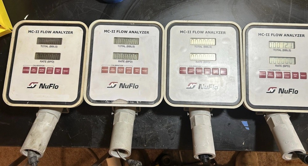 NUFLO Cameron MC-II Flow Analyzer Assembly (Tested, New Battery&Sensor Included)