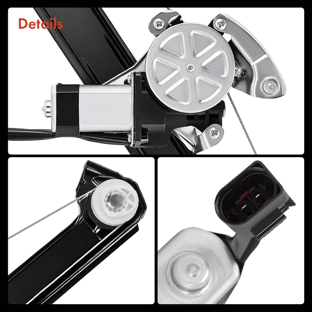 Power Window Regulator with Motor for BMW E53 X5 2000-2006 Rear Left Driver