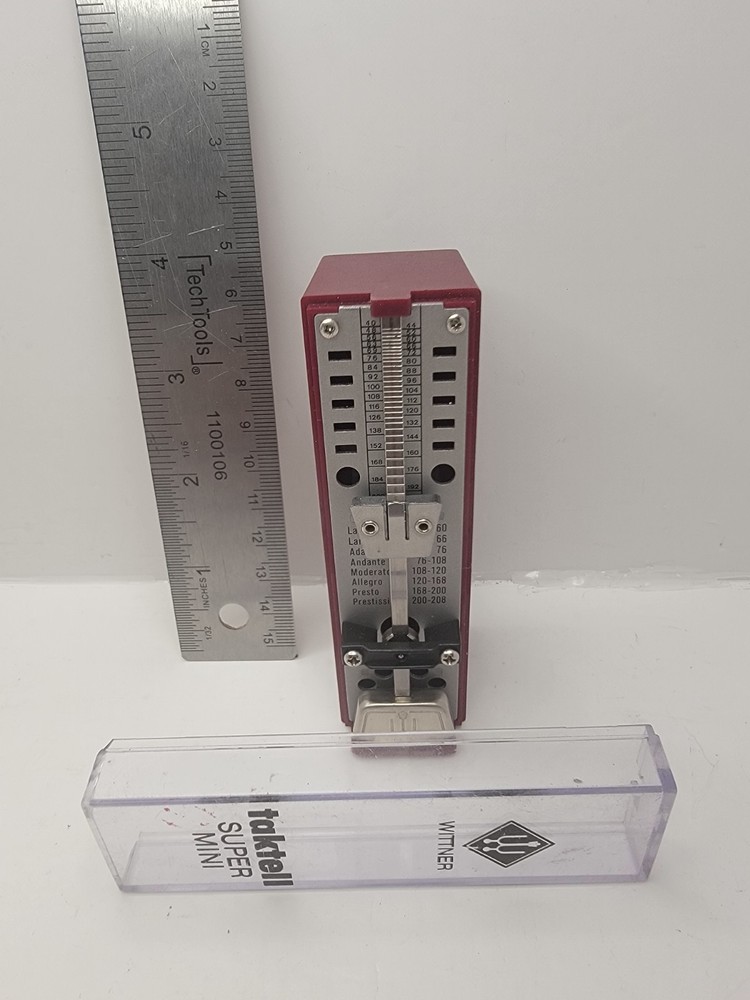 Wittner Taktell Super-Mini Metronome, Ruby