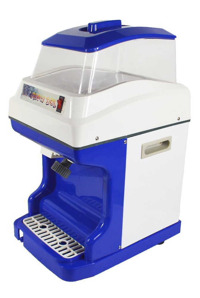 110V Electric Ice Shaver Crusher Fully Automatic Ice Thickness Adjustable